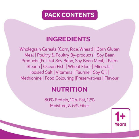Whiskas Ocean Fish Flavour Adult Cat Dry Food- 7Kg